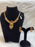 GAJA LAXMI -ELEPHANT TEMPLE PEARL ATTA NECKLACE SET TBS-40