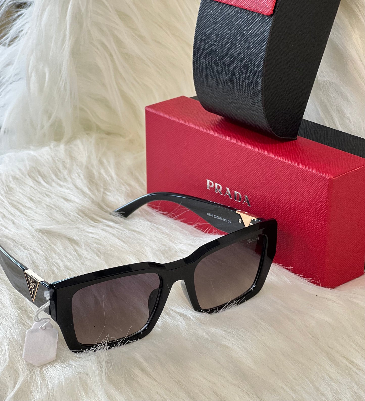 PRADA MATT SUNGLASSES ( WITH BOX )