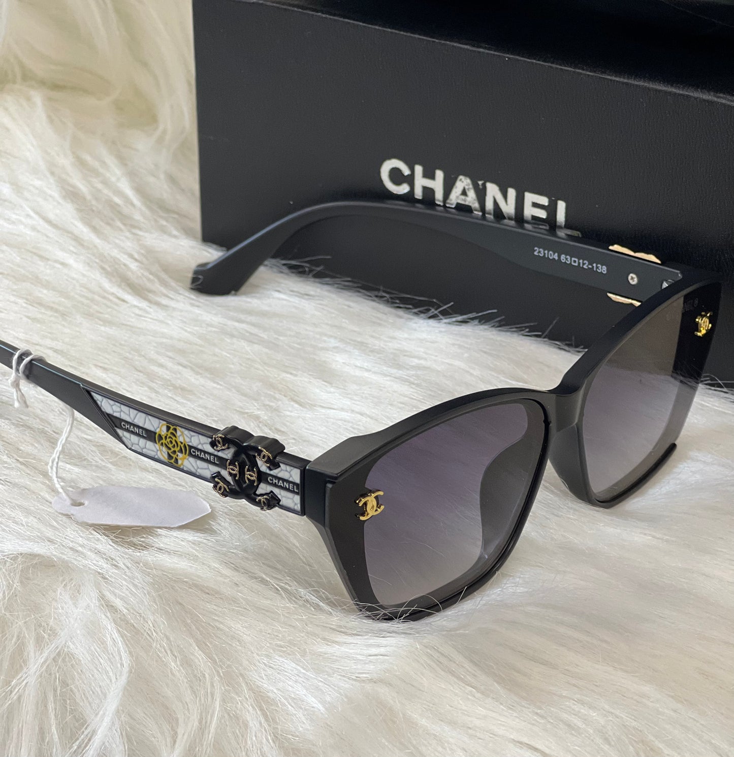 CHANEL  SUNGLASSES ( WITH BOX )