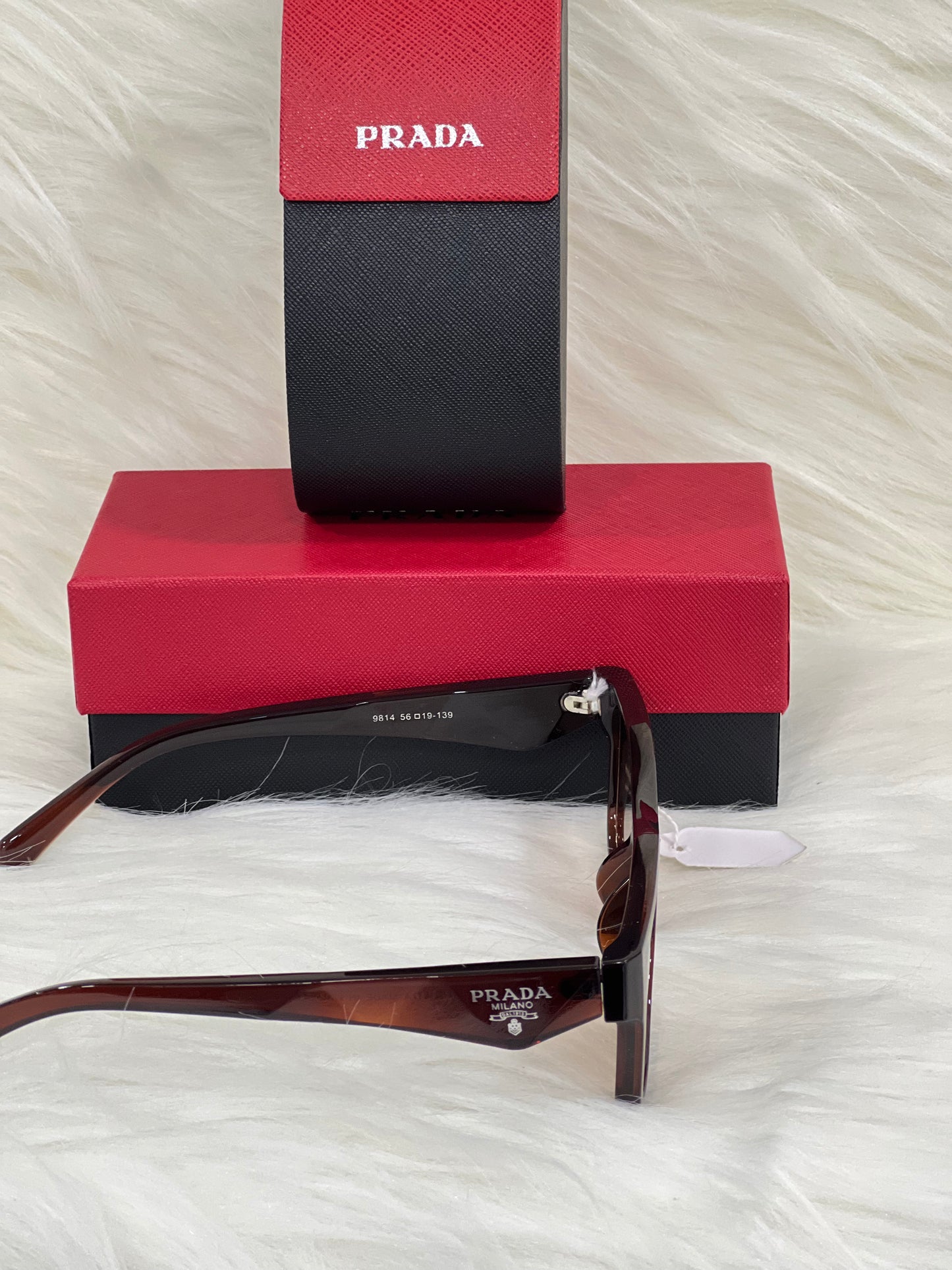 PRADA MATT SUNGLASSES ( WITH BOX )