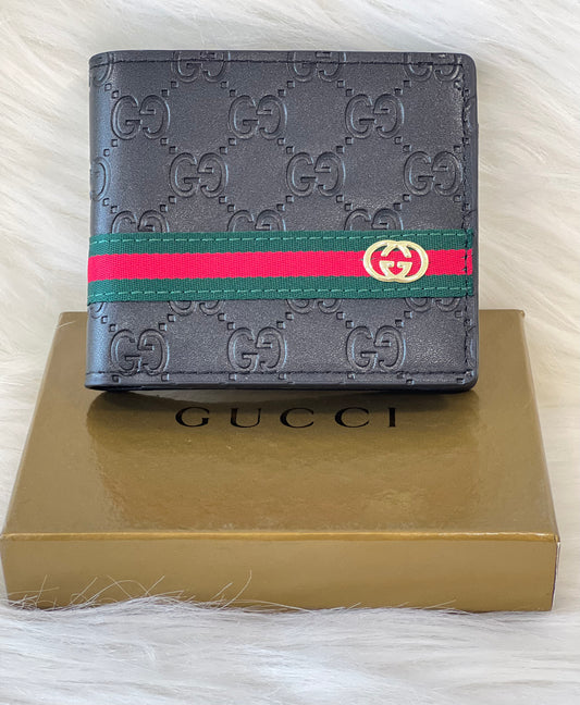 Gucci Black Logo Wallet ( With Box )