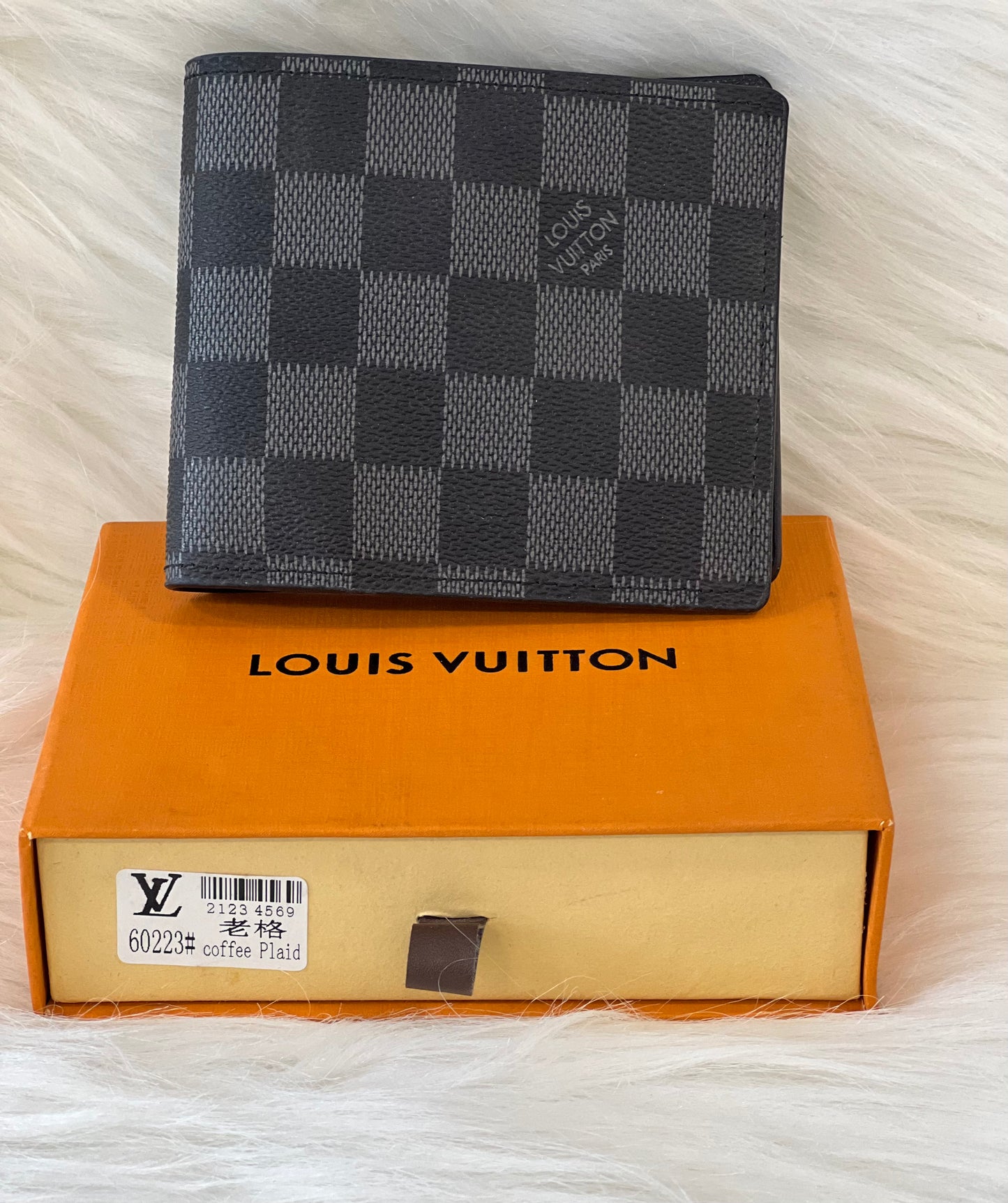 Louis Vuitton Black Men's Wallet ( With Box )
