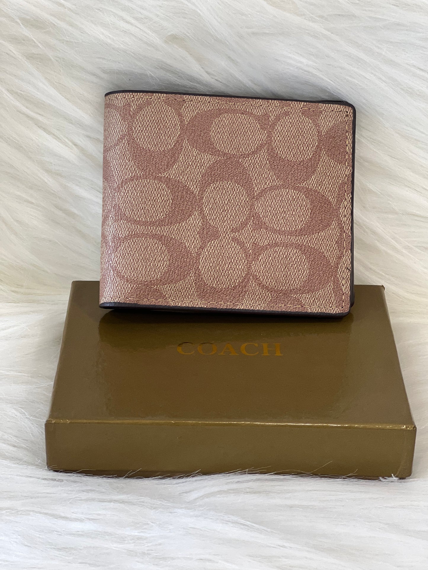 Coach Khaki Men's Wallet ( With Box )
