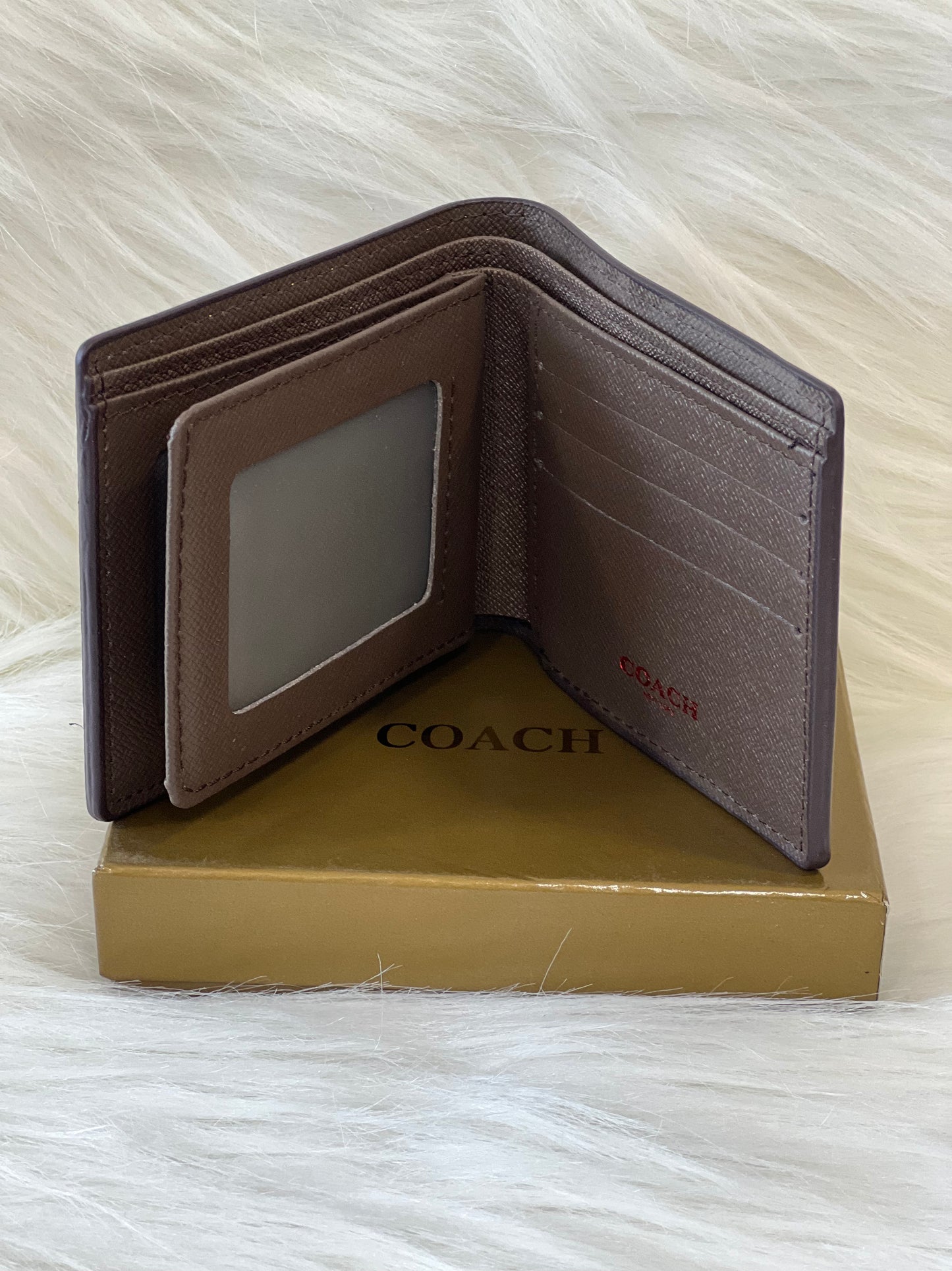 Coach Khaki Men's Wallet ( With Box )