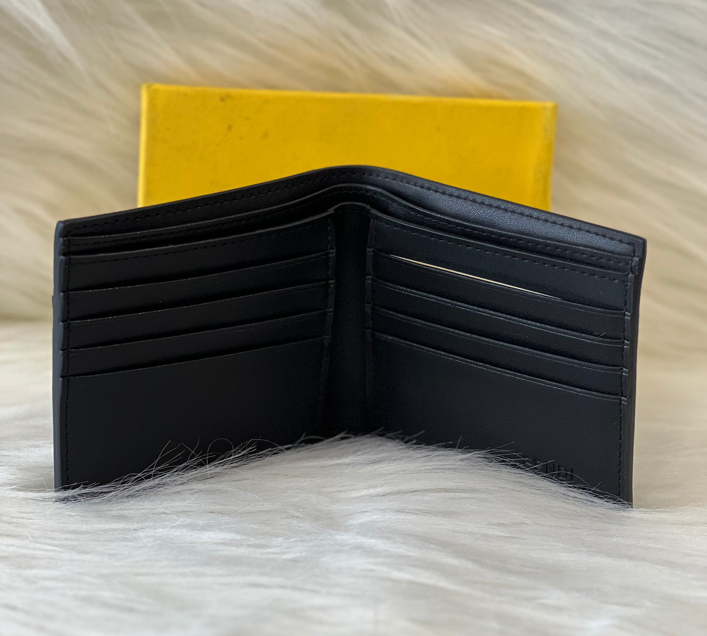 [Fendi] Diagonal Bi-Fold Men's Wallet