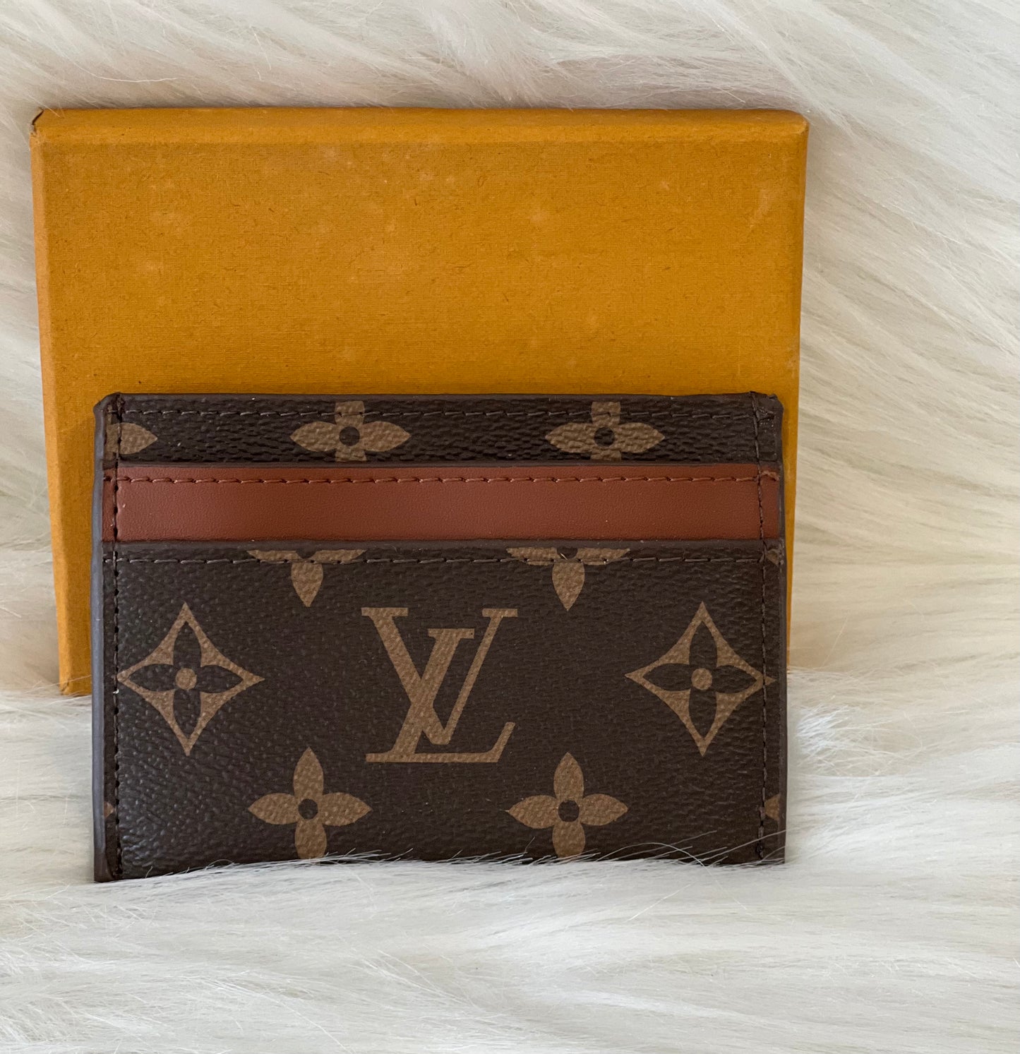 Louis Vuitton Brown Card Holder ( With Box )