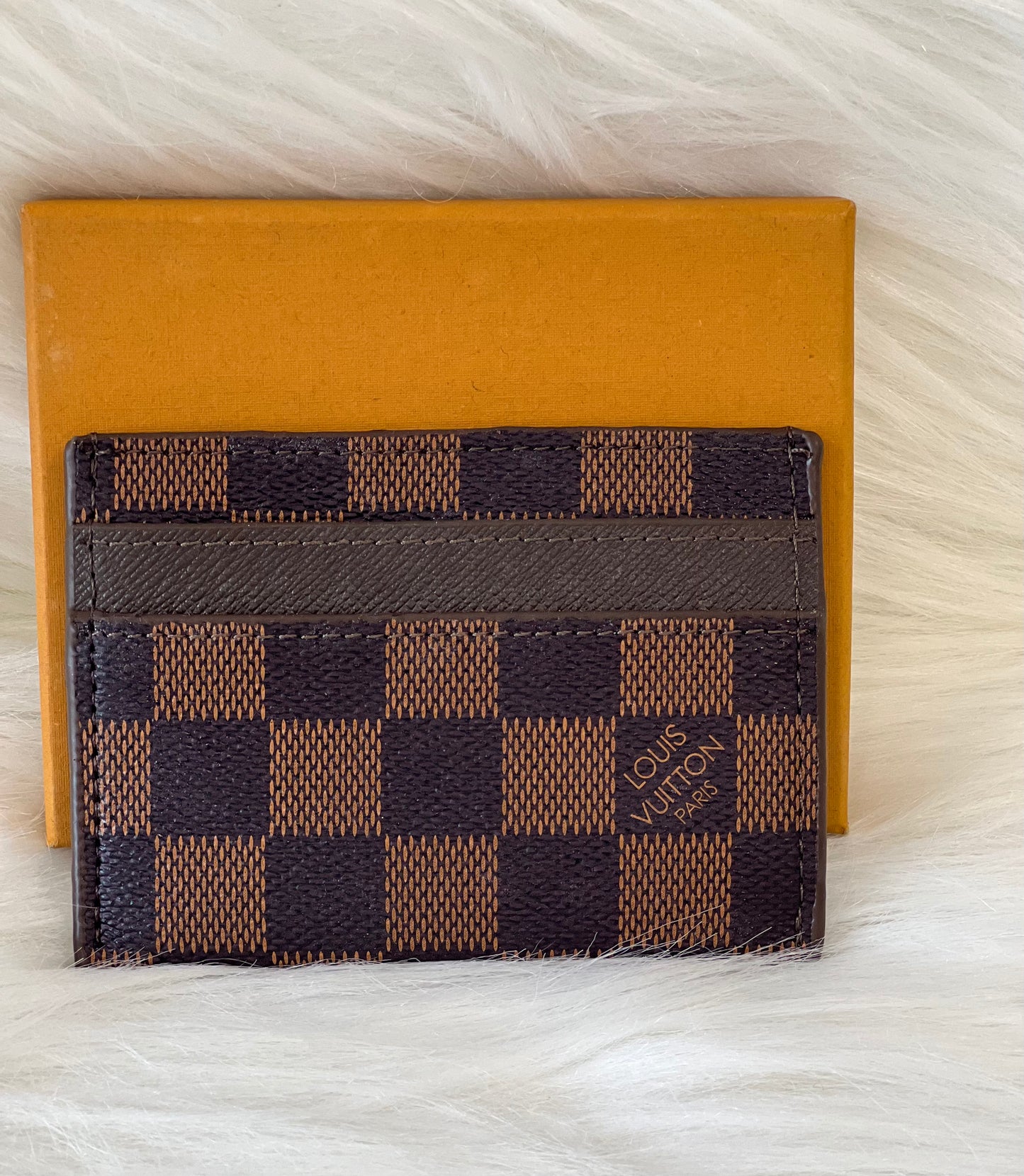 Louis Vuitton Brown Card Holder ( With Box )