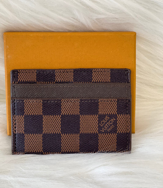 Louis Vuitton Brown Card Holder ( With Box )