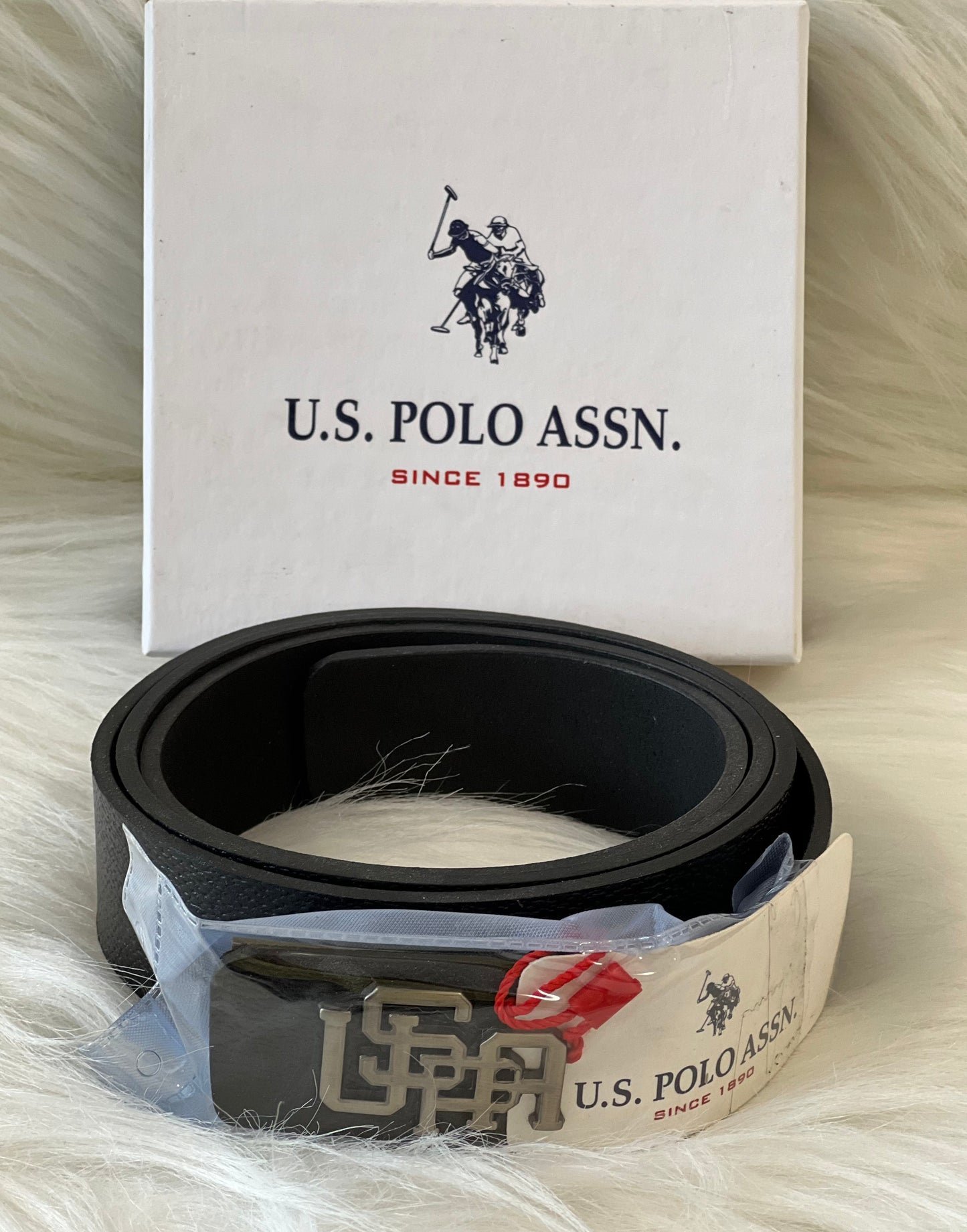 U.S. POLO ASSN. Men's Belt ( With Box )