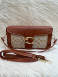 ECONOMICAL SLING BAG TBS-NB-COACHTABY11 TAN (WITHOUT BOX)