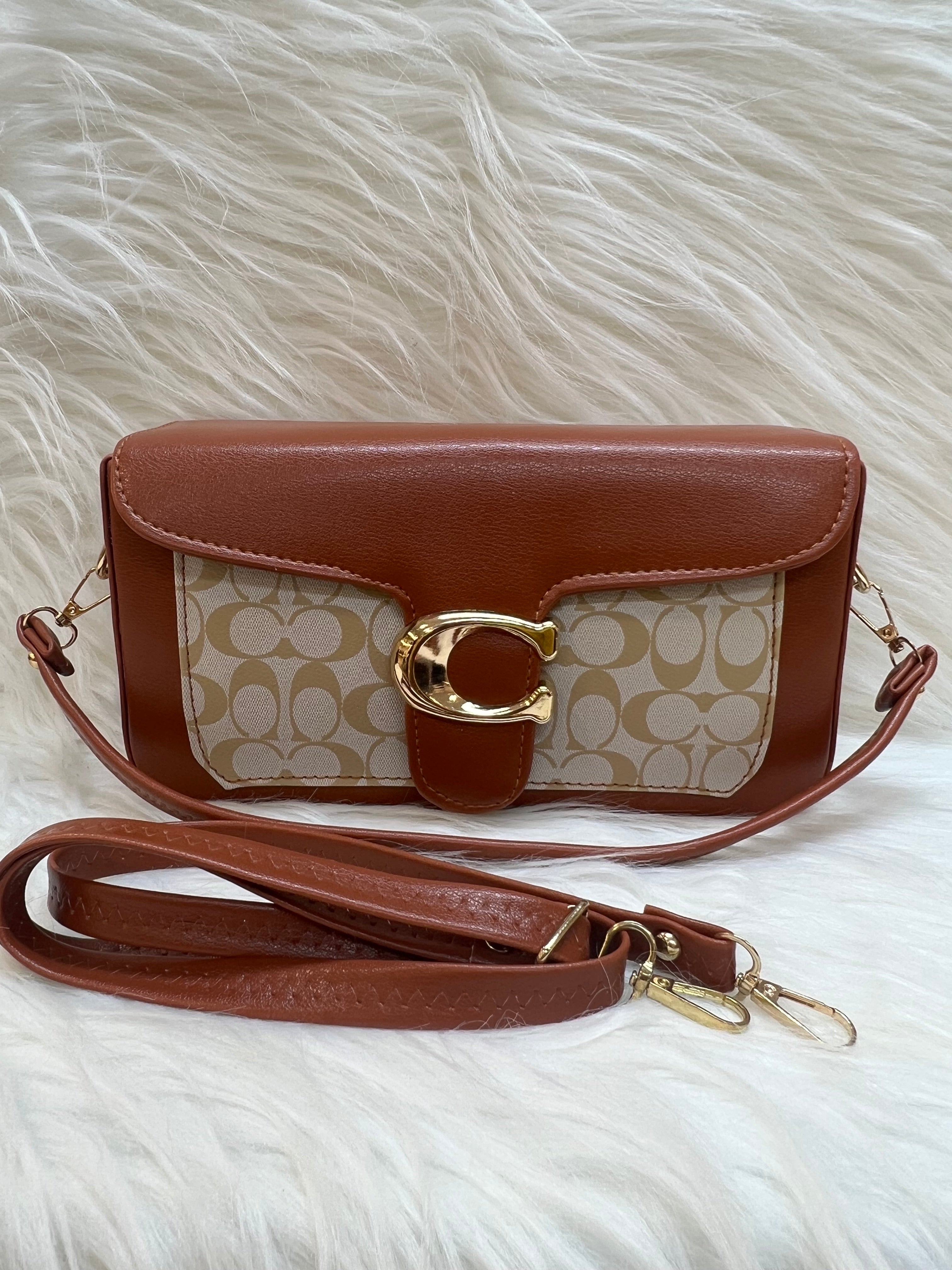 ECONOMICAL SLING BAG TBS-NB-COACHTABY11 TAN (WITHOUT BOX)