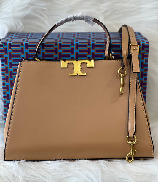 Tory Burch Beige Handbag Premium Quality ( With Box )
