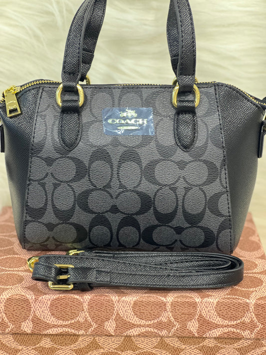 Coach Mini Black Handbag & Shoulder Bag ( With Box )