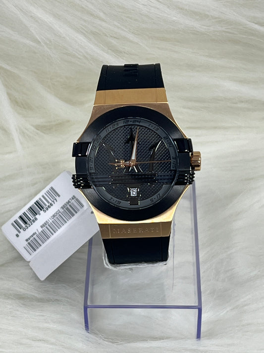 Maserati Watch Black Color Men Watch ( Without Box )