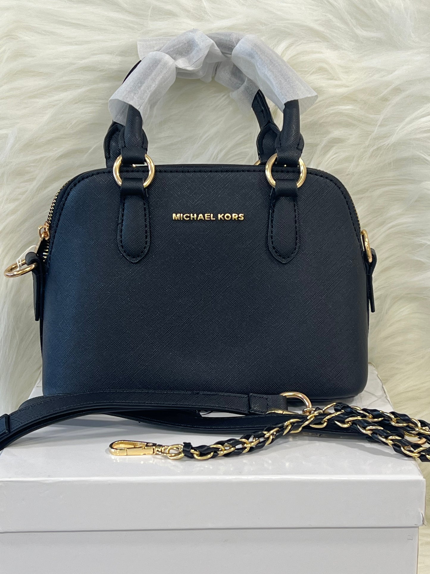 Miichael Kors Black Hand Bag( With Box )