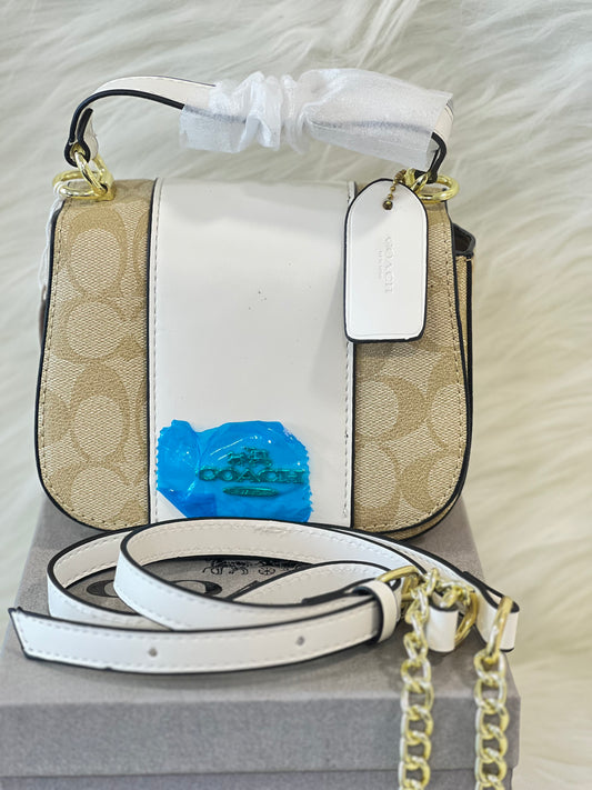 COACH BAG C1802 WHITE ( WITH BOX )