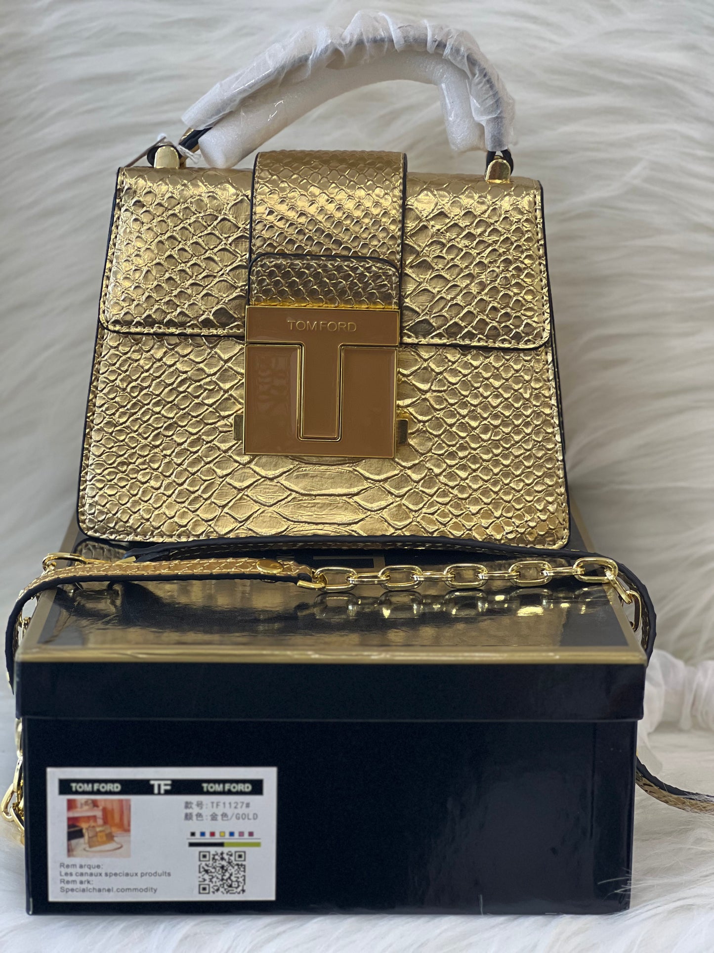 ToomFord Crocodile Embossed Sling Bag ( With Box )