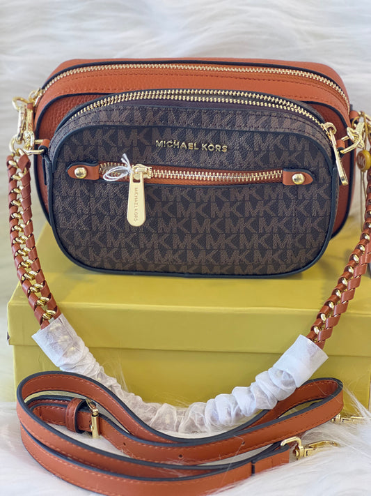 Michael Kors Coffee Brown Shoulder Bag ( With Box )