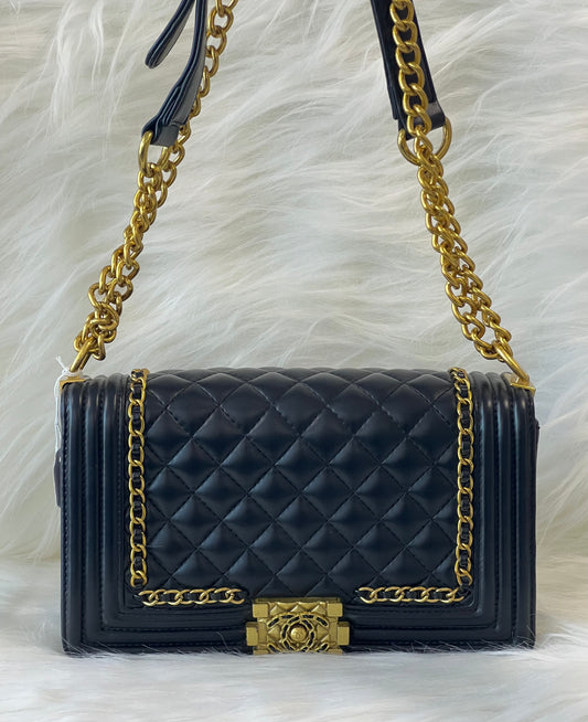CHANEL BLACK SLING BAG ( WITH BOX )