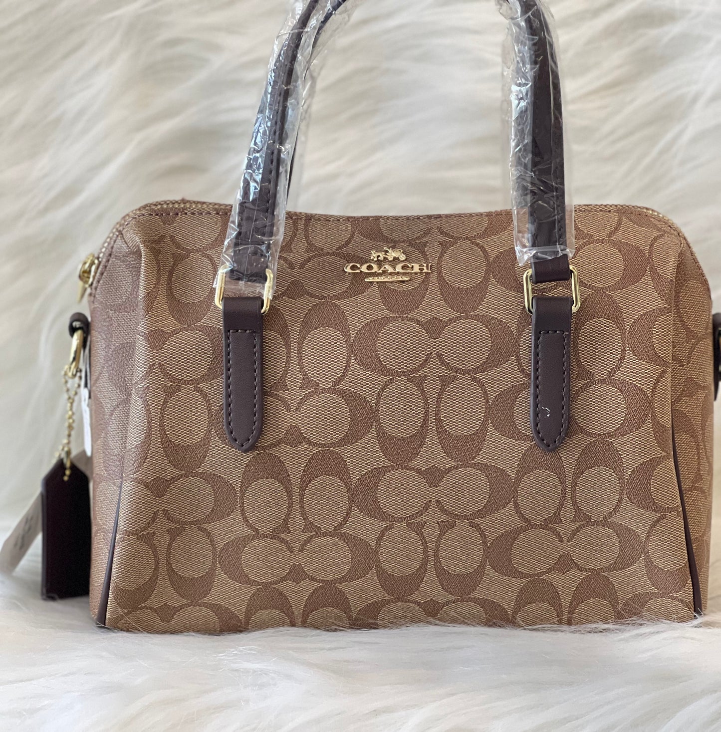 Coach Coffee Brown Hand Bag (Without Box)