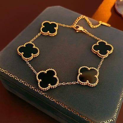 JTBS BLACK CLOVER BRACELET