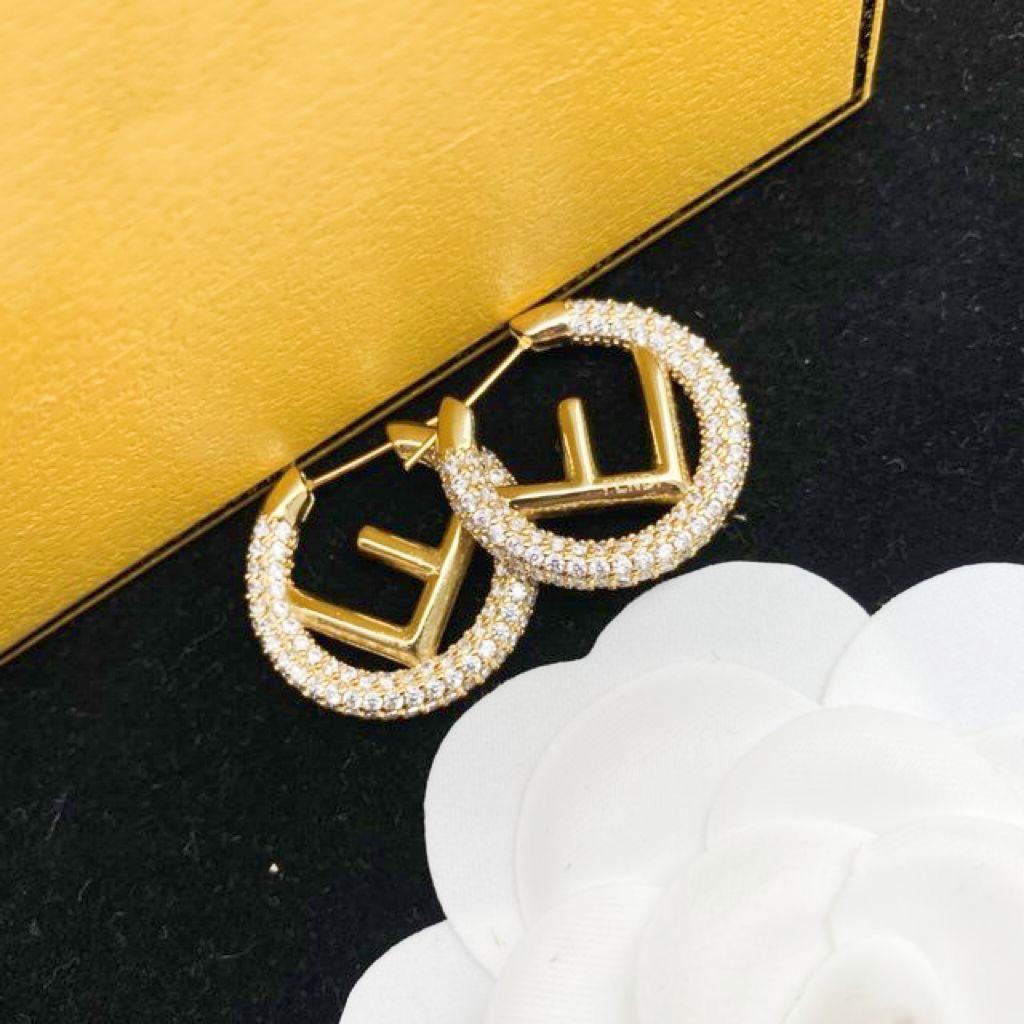 JTBS Fendi Earrings ( With Box )