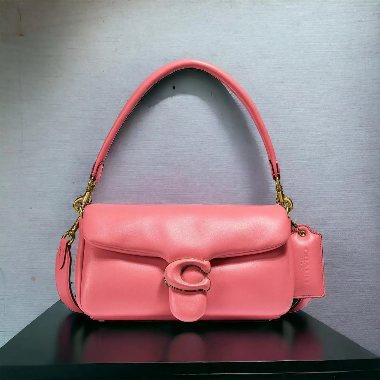 COACH PILLOW TABBY PINK SHOULDER BAG ( WITH BOX )