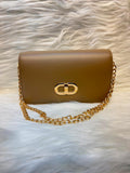 B Classic Chain Sling Bag – Olive Green | TBS-046